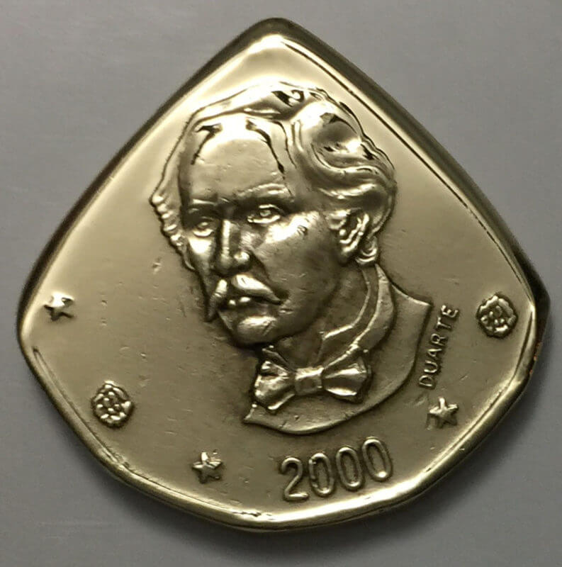 2000 Dominican Republic 1 Peso