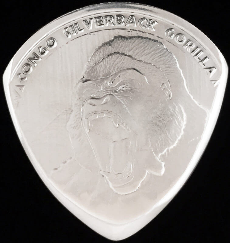 2015 Congo Silverback Gorilla 1 oz 99.9% Fine Silver