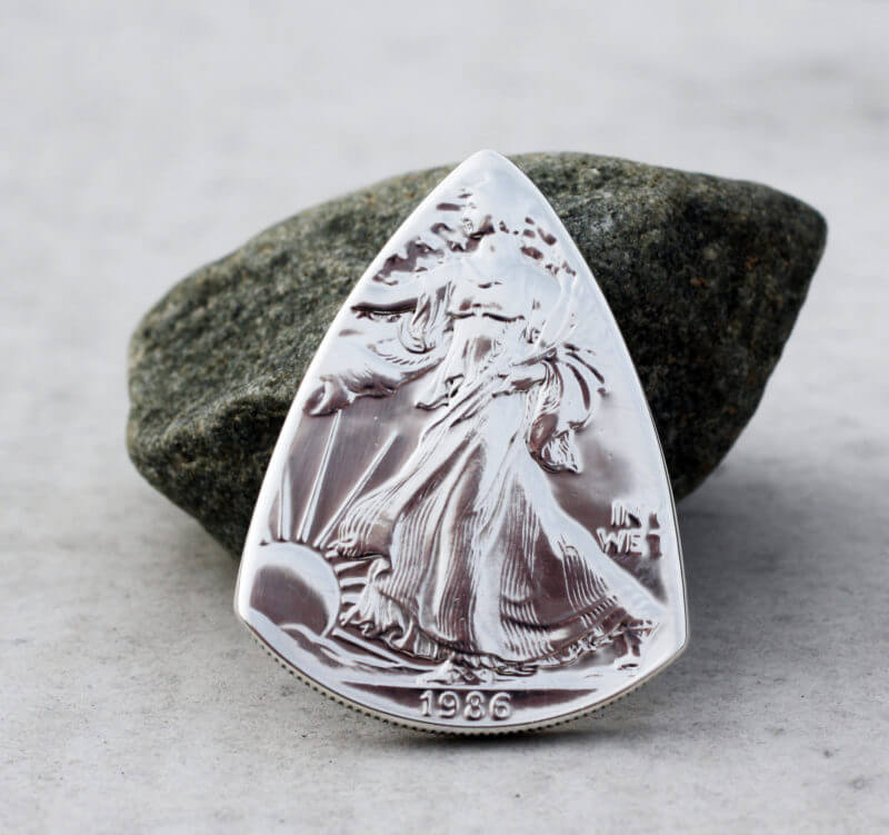 American Eagle Coin Guitar Pick, Coin Guitar Picks