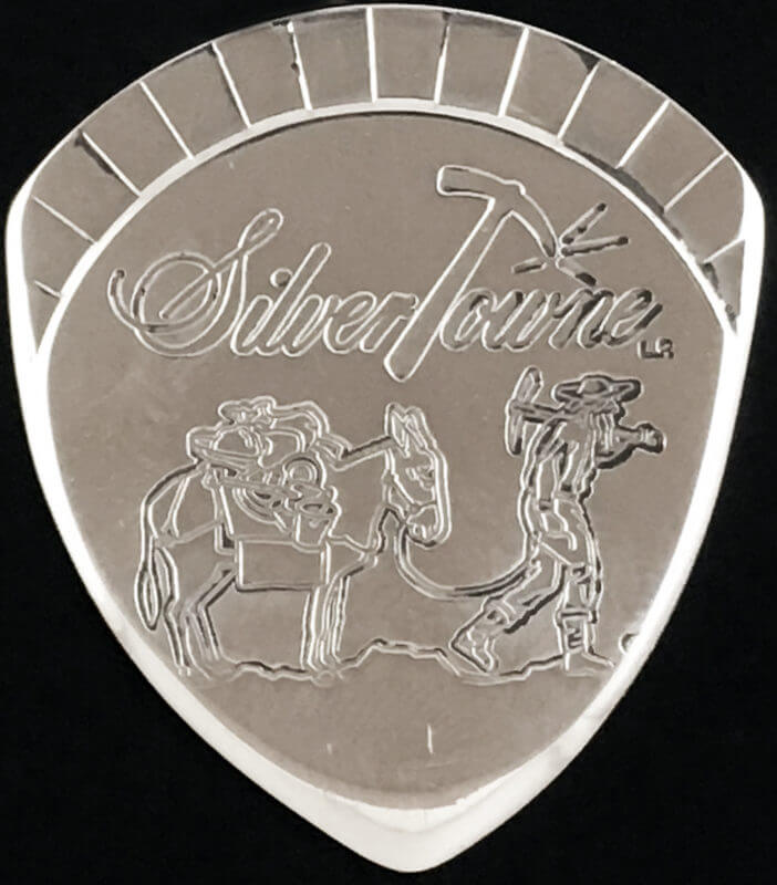 Silver Towne Poker Chip 1 oz. 99.9% Fine Silver