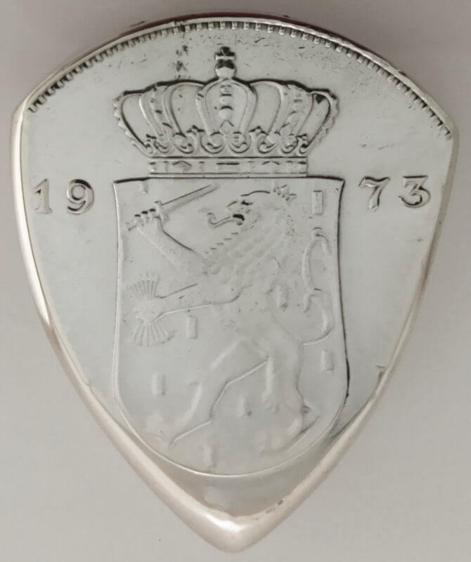 1973 Sweden 10 Gulden 72% Silver