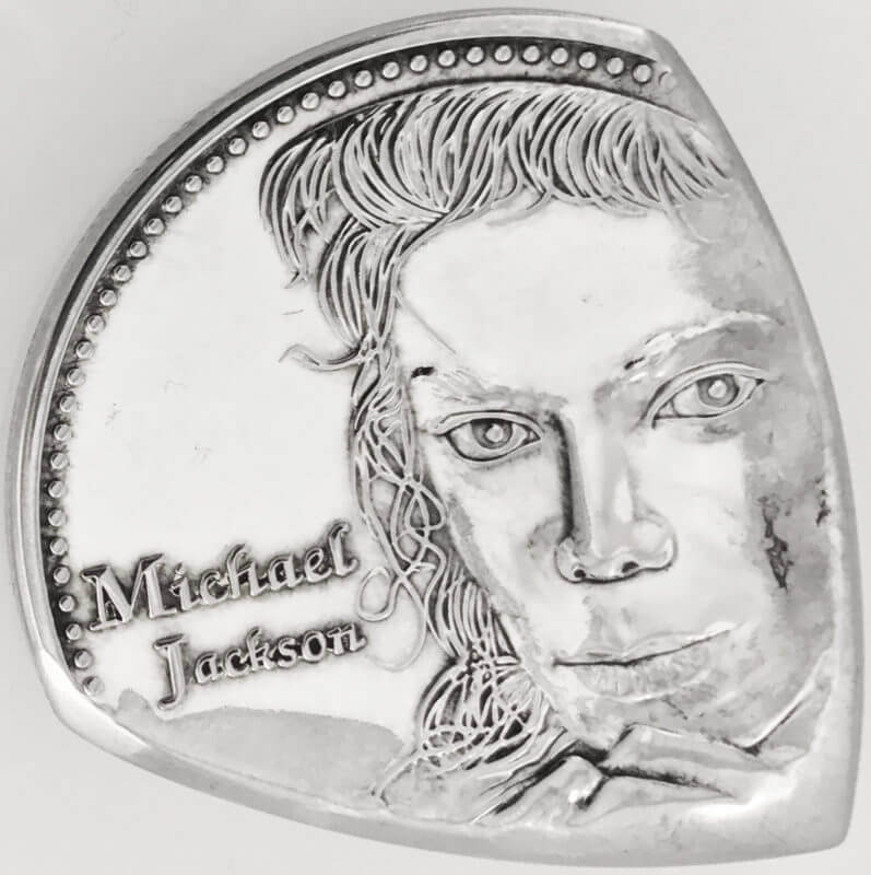 Michael Jackson 1 oz Silver Plated Commemorative King of Pop
