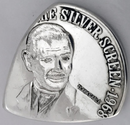 1968 Clark Gable 1 oz silver 1