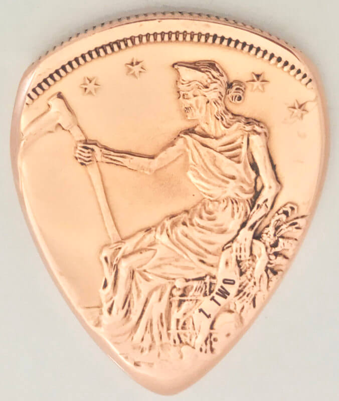 2019 Zombucks Slayed Dollar 1 oz Copper Round