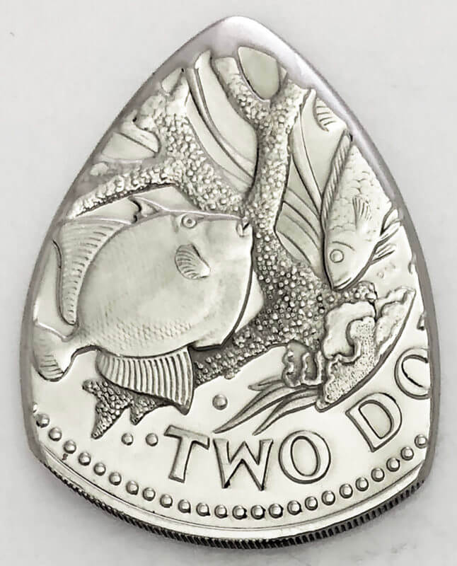 1973 Barbados $2 Dollars