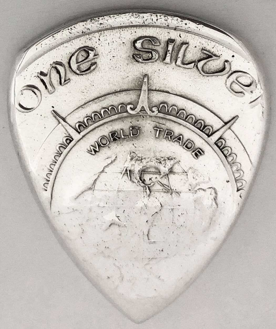 1973 Wade Ventures Mundinero 999 Silver 1 Coin Guitar Picks, The Original
