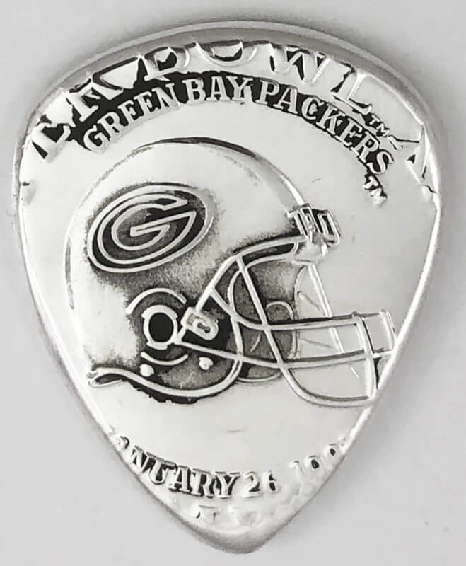 1997 Green Bay Packers Superbowl XXXI 99.9% Fine Silver
