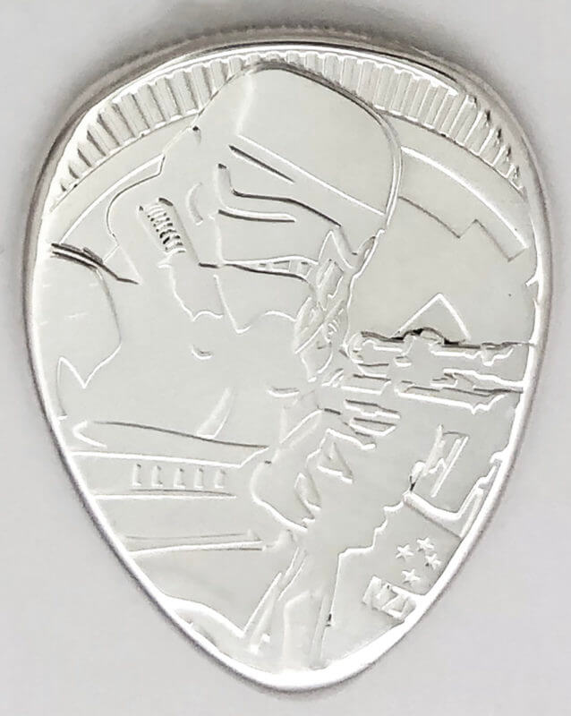 2018 NIUE Star Wars Stormtrooper 99.9% Fine Silver