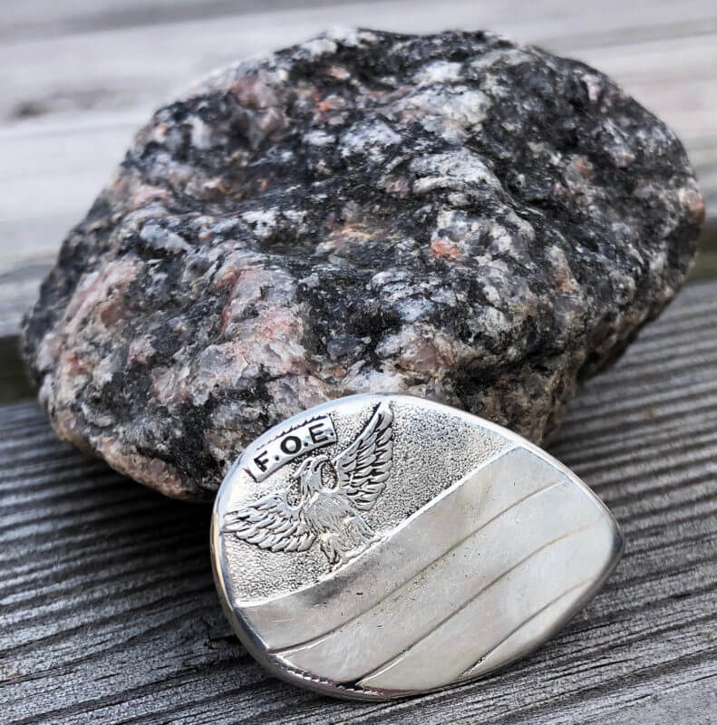 Fraternal Order of Eagles Tag Coin Guitar Pick, Coin Guitar Picks
