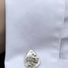 US Buffalo Nickel Cufflinks 1 Coin Guitar Pick, Coin Guitar Picks