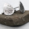 US Buffalo Nickel Cufflinks 2 Coin Guitar Pick, Coin Guitar Picks