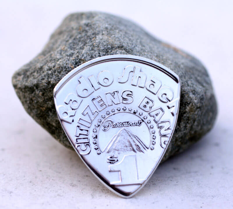 Radio Shack Citizen's Band Dollar Token Coin Guitar Pick, Coin Guitar Picks
