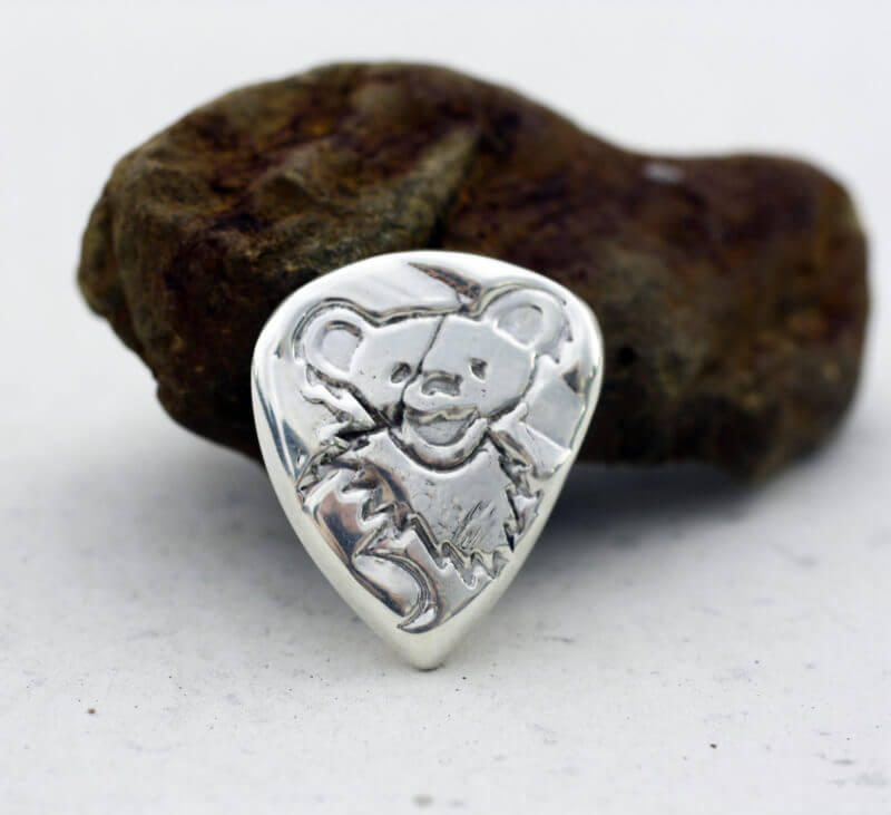 Grateful Dead, Dancing Bear, Coin Guitar Pick, Coin Guitar Picks