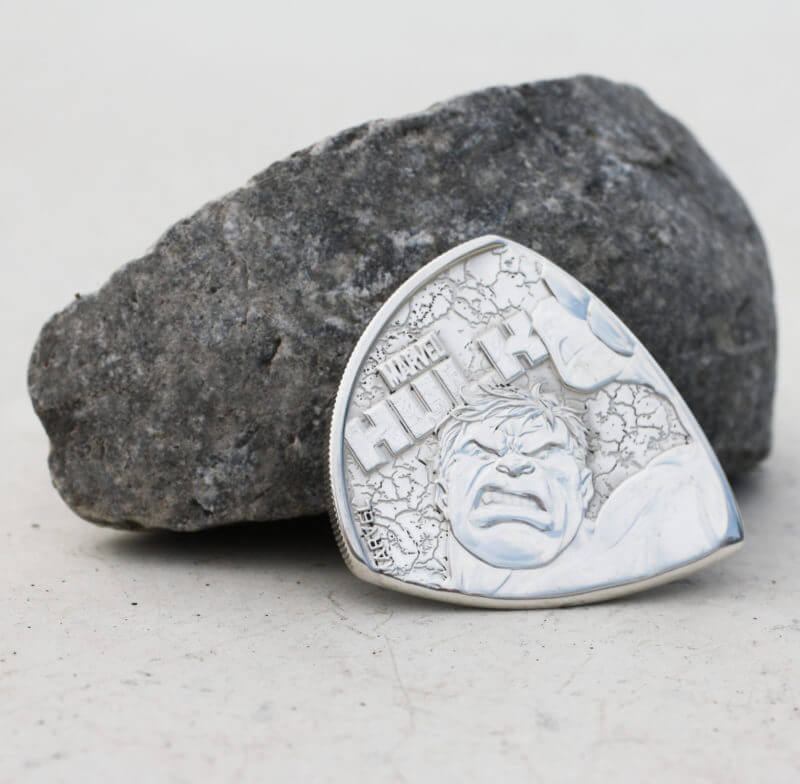2019 Hulk (Marvel) 99.9% Fine Silver Tuvalu