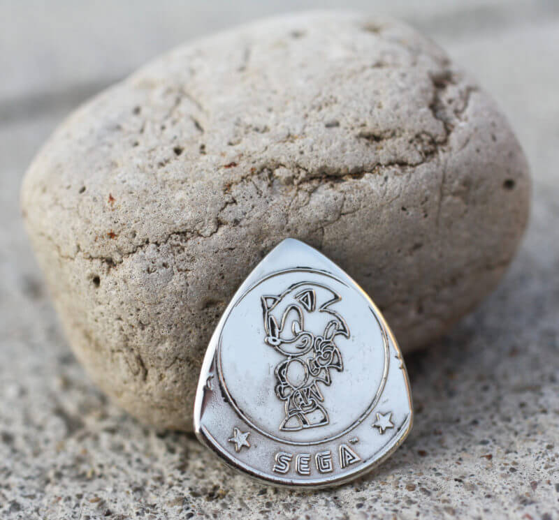 Sega Sonic the Hedgehog Token Silver Colored Coin