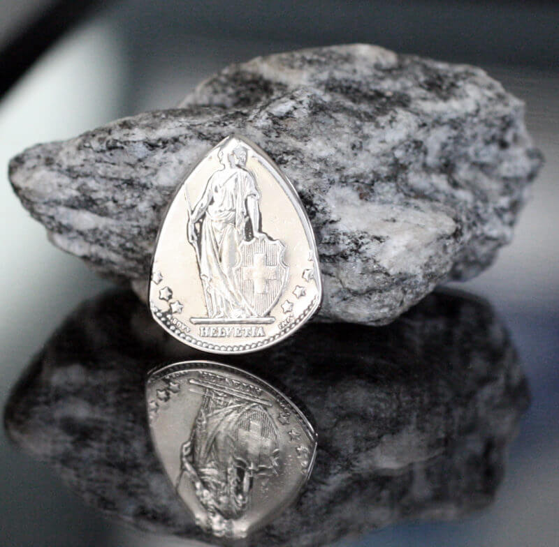 1962 Switzerland 1 Franc 83.5% Silver