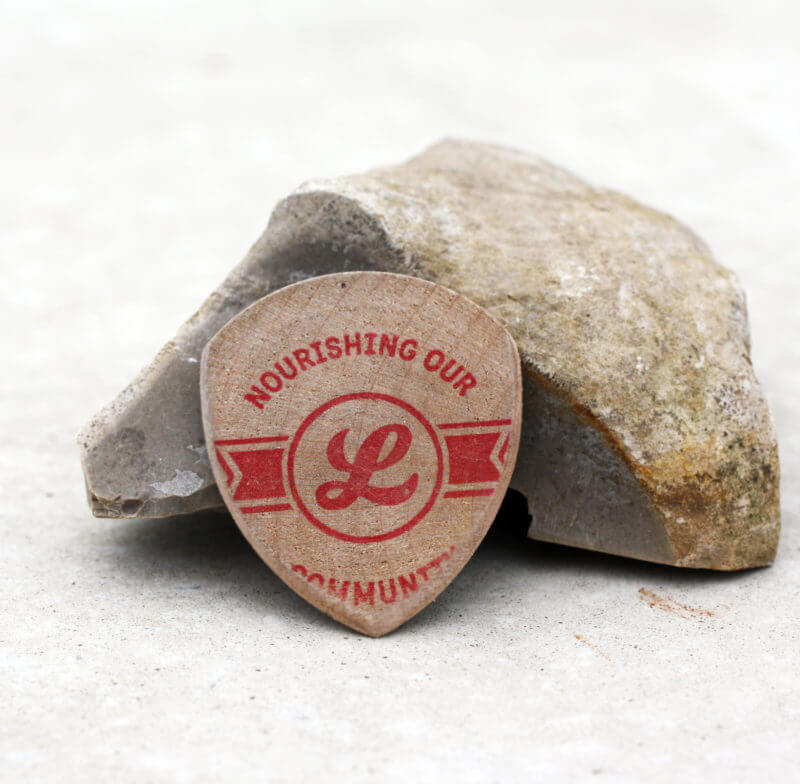 Lucky's Market Wooden Token Clintonville, Columbus, Ohio