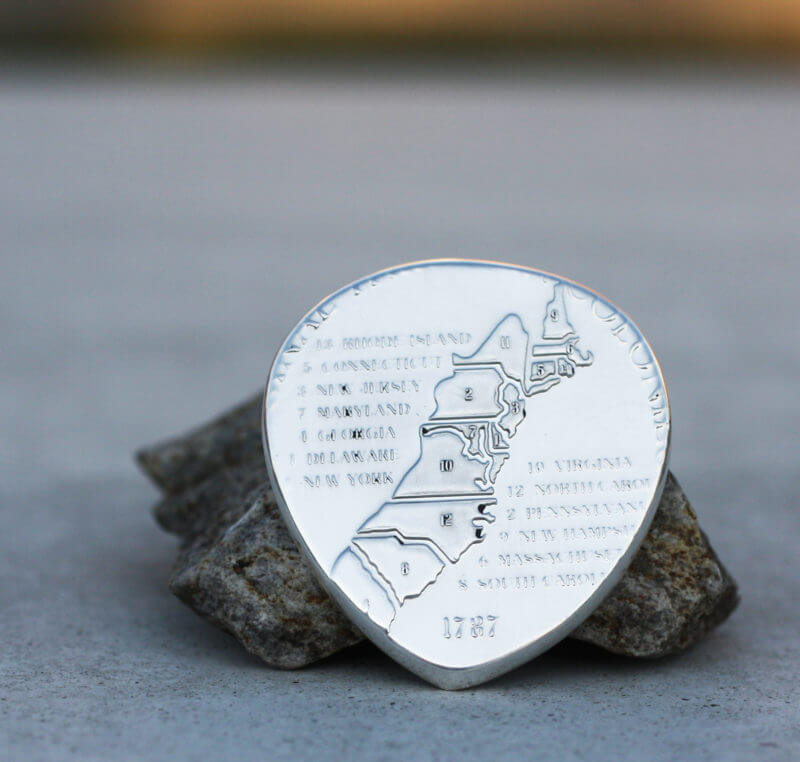 US Constitution 13 Colonies 99.9% Fine Silver 1 oz