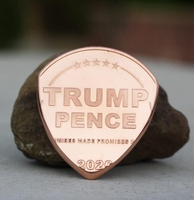 2020 Trump Pence 99.9% Pure Copper 1 oz
