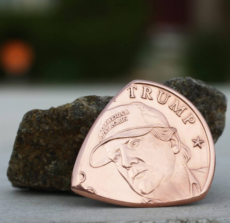 Donald Trump 99.9% Pure Copper 1 oz