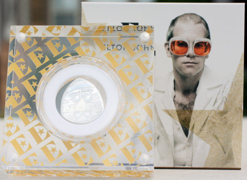 2020 UK Elton John 99.9% 1/2 oz Limited Edition
