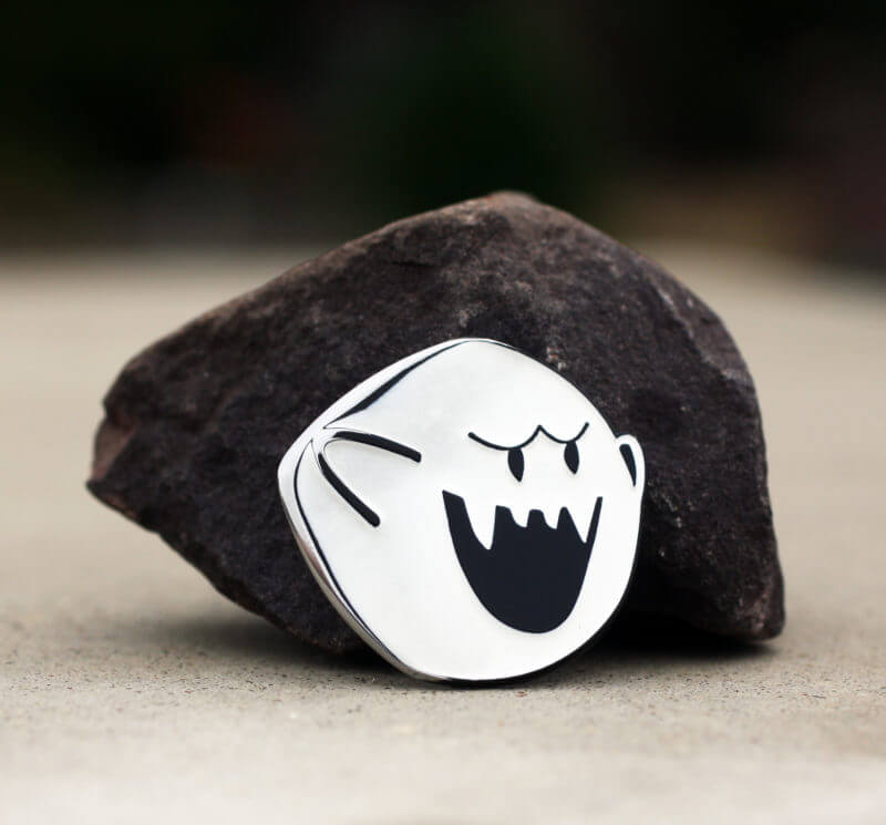 Super Mario 3 Boo Diddley Hat Pin