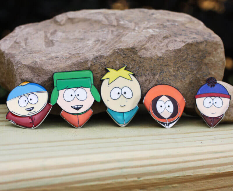 Southpark 5 piece Set (Cartman, Kenny, Kyle, Butters, Stan)