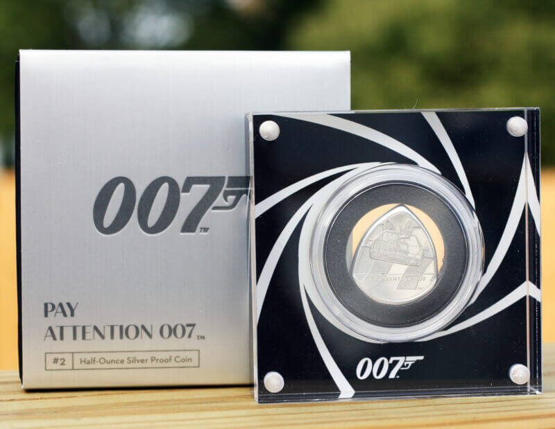 2020 James Bond 99.9% Silver 1/2 Ounce Limited Edition Coin #2