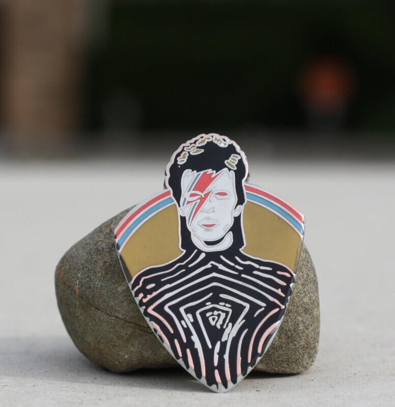 David Bowie Ziggy Stardust Hatpin