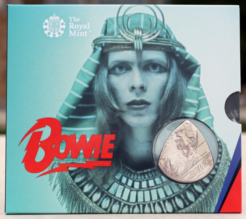 2020 UK David Bowie Edition 4 Coin Guitar Pick