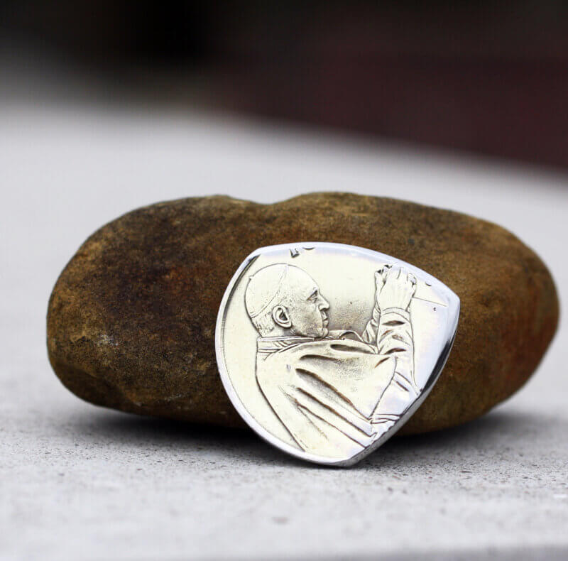Pope Francis Token Coin Guitar Pick