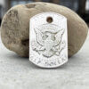 1967 US Kennedy 40% Silver Half Dollar Dog Tag - Image 2