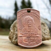Native American V Nickel .999 Copper Dog Tag