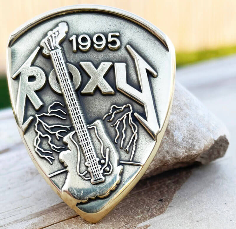 1995 Roxy Music Bar Rock N' Roll Osan Airforce Base Challenge Coin