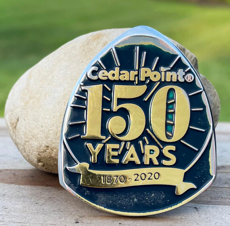Cedar Point 150th Anniversary Navy Pin