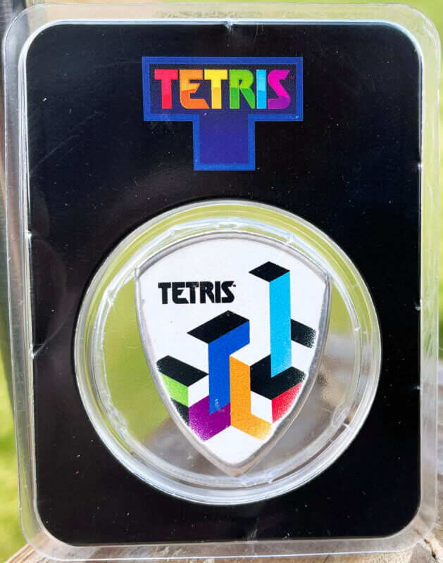 2021 Tetris 99.9% Silver Colorized