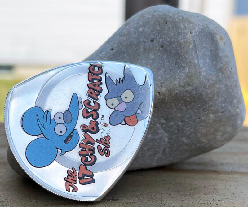 2021 The Simpsons Itchy and Scratchy 99.9% Silver