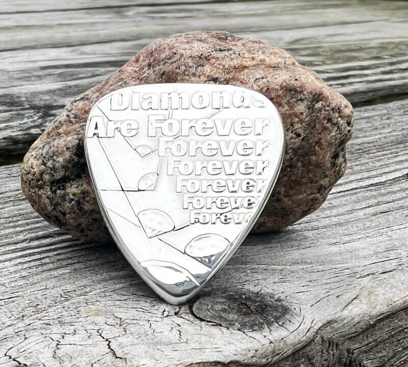 2022 UK James Bond Diamonds are Forever 007 99.9% Silver