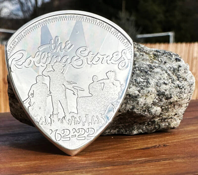 2022 Rolling Stones 99.9% Silver