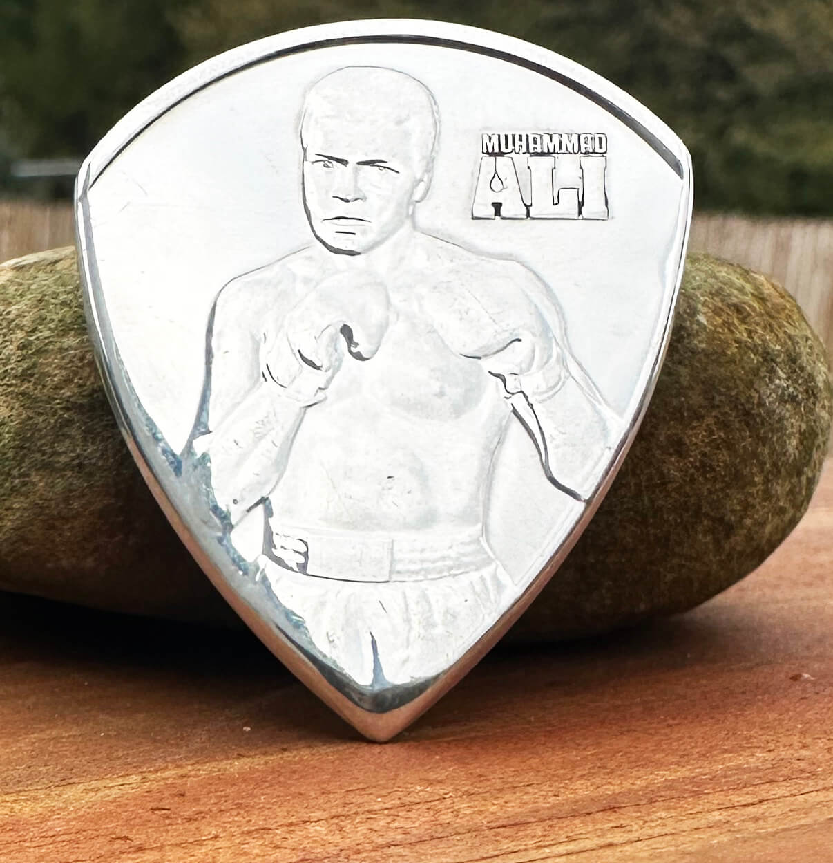 2023 Muhammad Ali 99.9% Silver Coin Guitar Pick