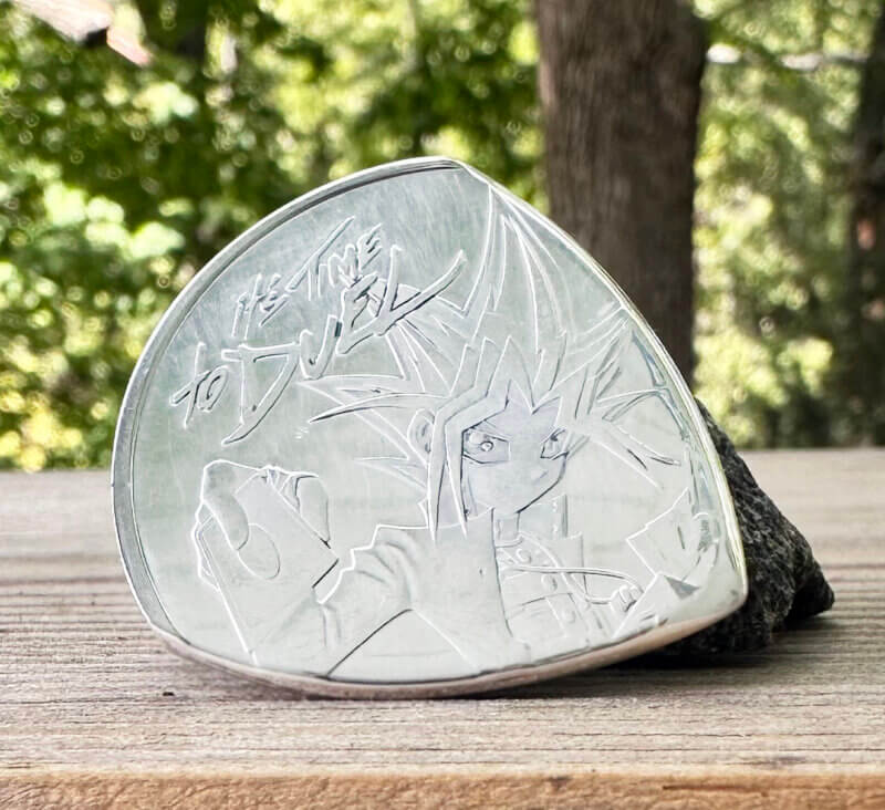 2023 Yu-Gi-Oh Game Flip 25th Anniversary 99.9% Silver