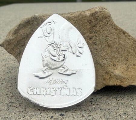 Donald Duck Merry Christmas 99.9% Silver