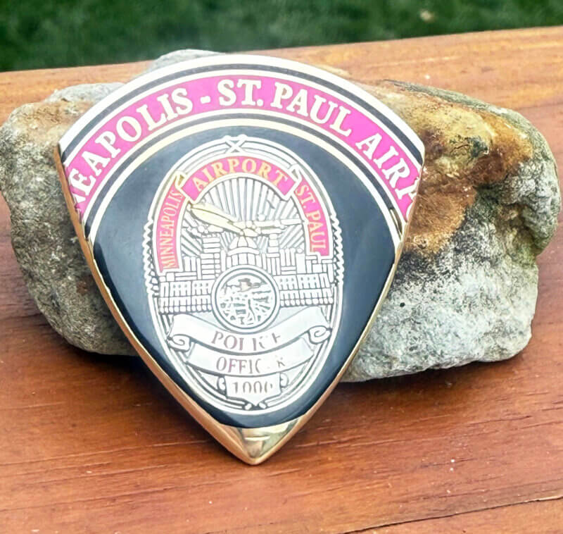 Minneapolis - St. Paul Airport Police Breast Cancer Awareness Challenge Coin