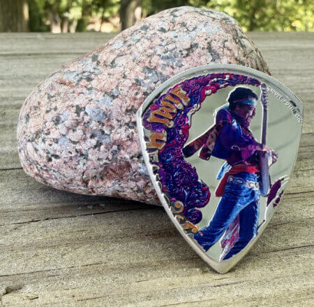2025 Jimi Hendrix 99.9% Silver Colorized
