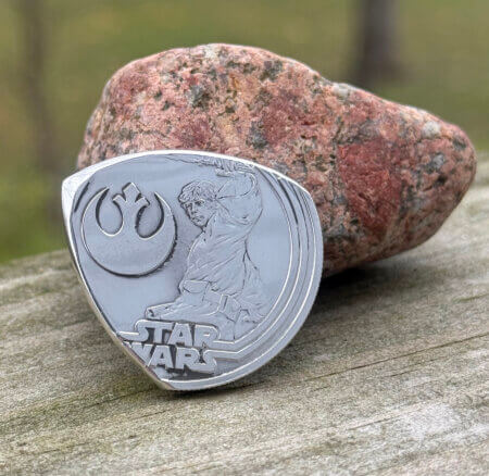 Luke Skywalker Star Wars 99.9% Fine silver