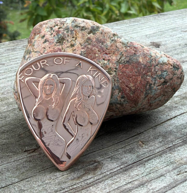 Four of a Kind Copper Token